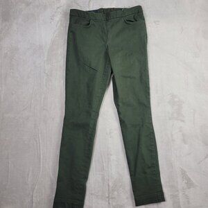 J. Crew Olive Green Dannie Women's Stretch Pant's w/ Zipper | Size 6